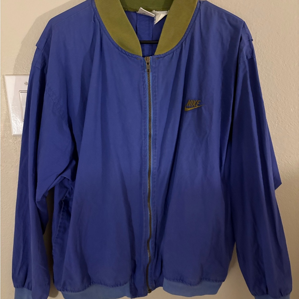 Nike Olive Green and Navy Jacket